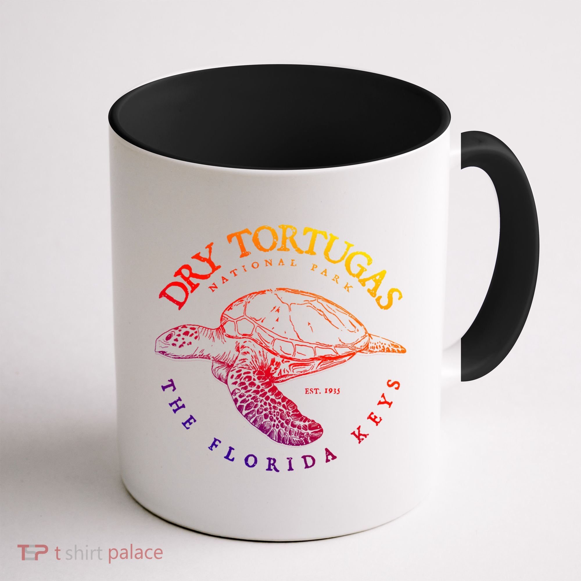 Dry Tortugas National Park Florida Keys Scuba Diving Turtle Cute Gift Coffee Mug