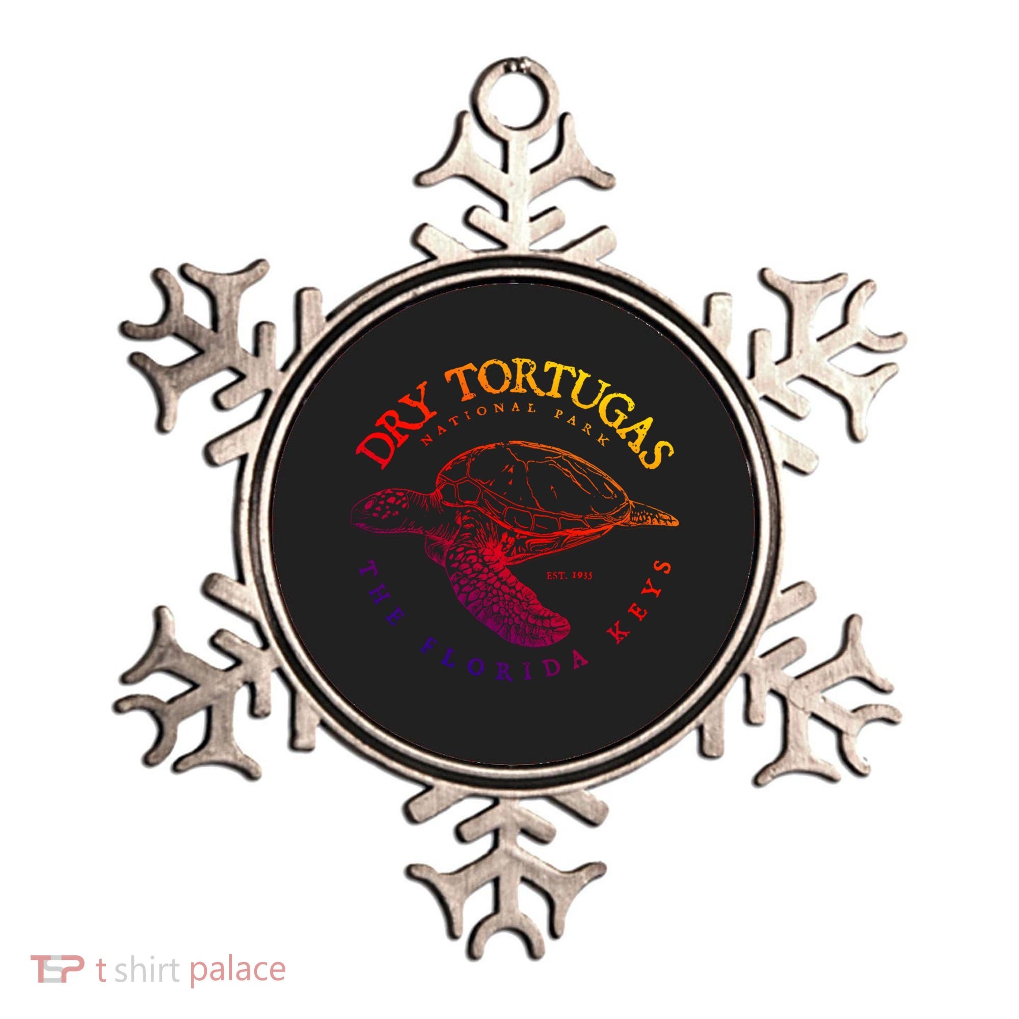 Dry Tortugas National Park Florida Keys Scuba Diving Turtle Cute Gift Ornament