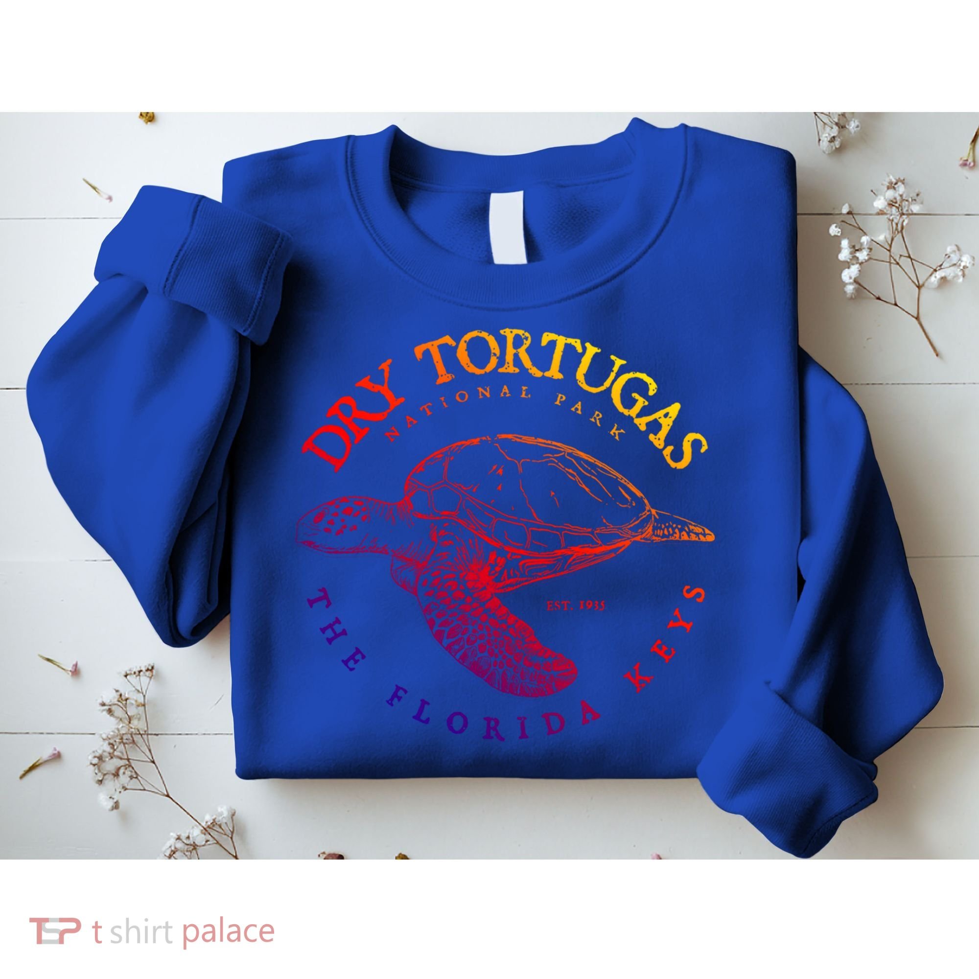 Dry Tortugas National Park Florida Keys Scuba Diving Turtle Cute Gift Sweatshirt
