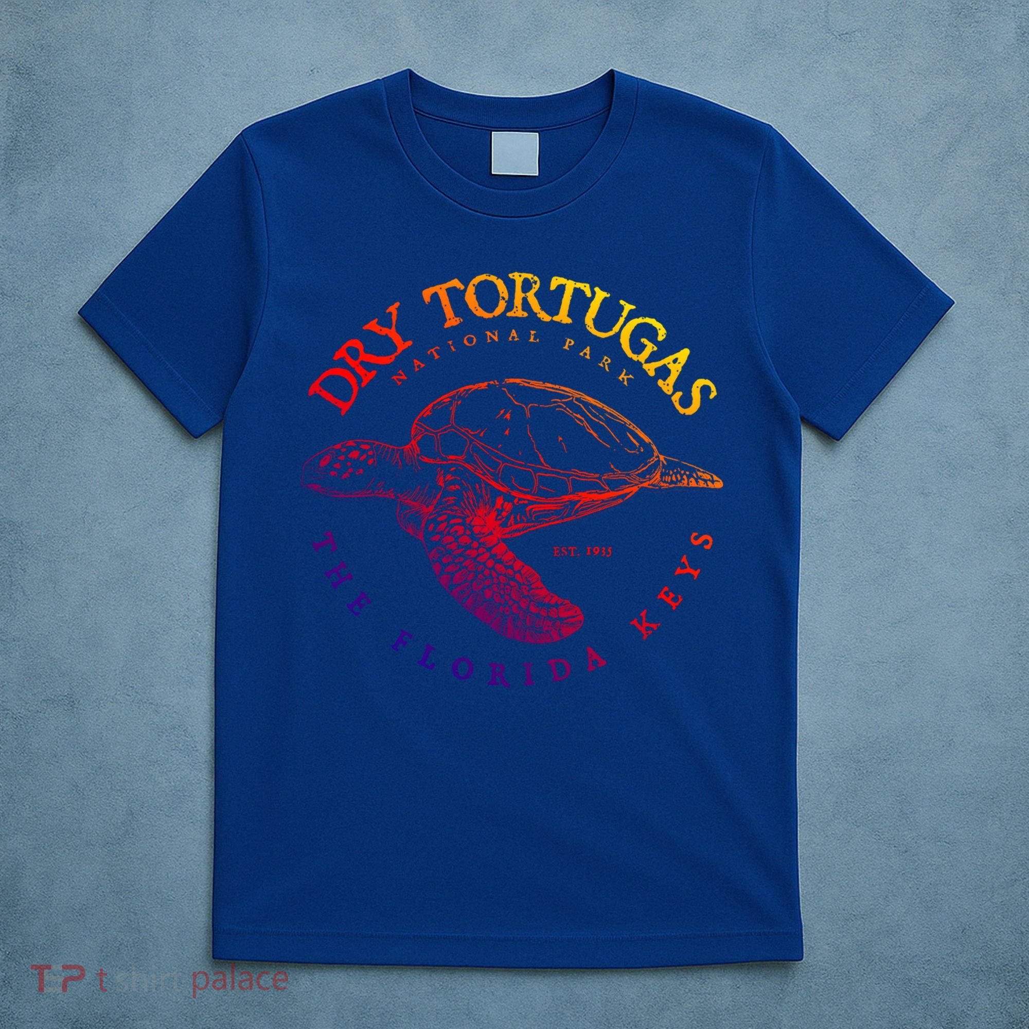 Dry Tortugas National Park Florida Keys Scuba Diving Turtle Cute Gift T-Shirt