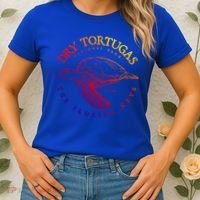Dry Tortugas National Park Florida Keys Scuba Diving Turtle Cute Gift Women's T-Shirt thumb 2