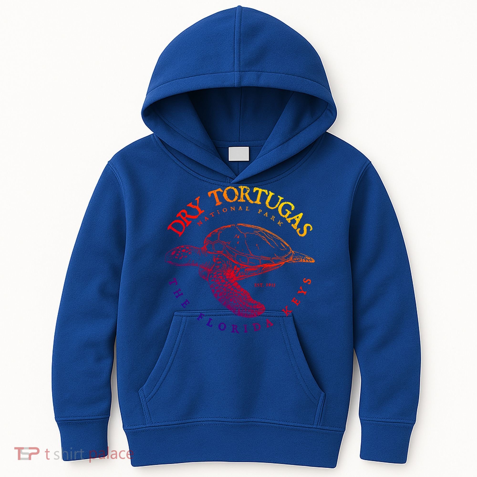 Dry Tortugas National Park Florida Keys Scuba Diving Turtle Cute Gift Kids Hoodie