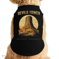 Devils Tower National Monument Wyoming Doggie Tank thumb 0