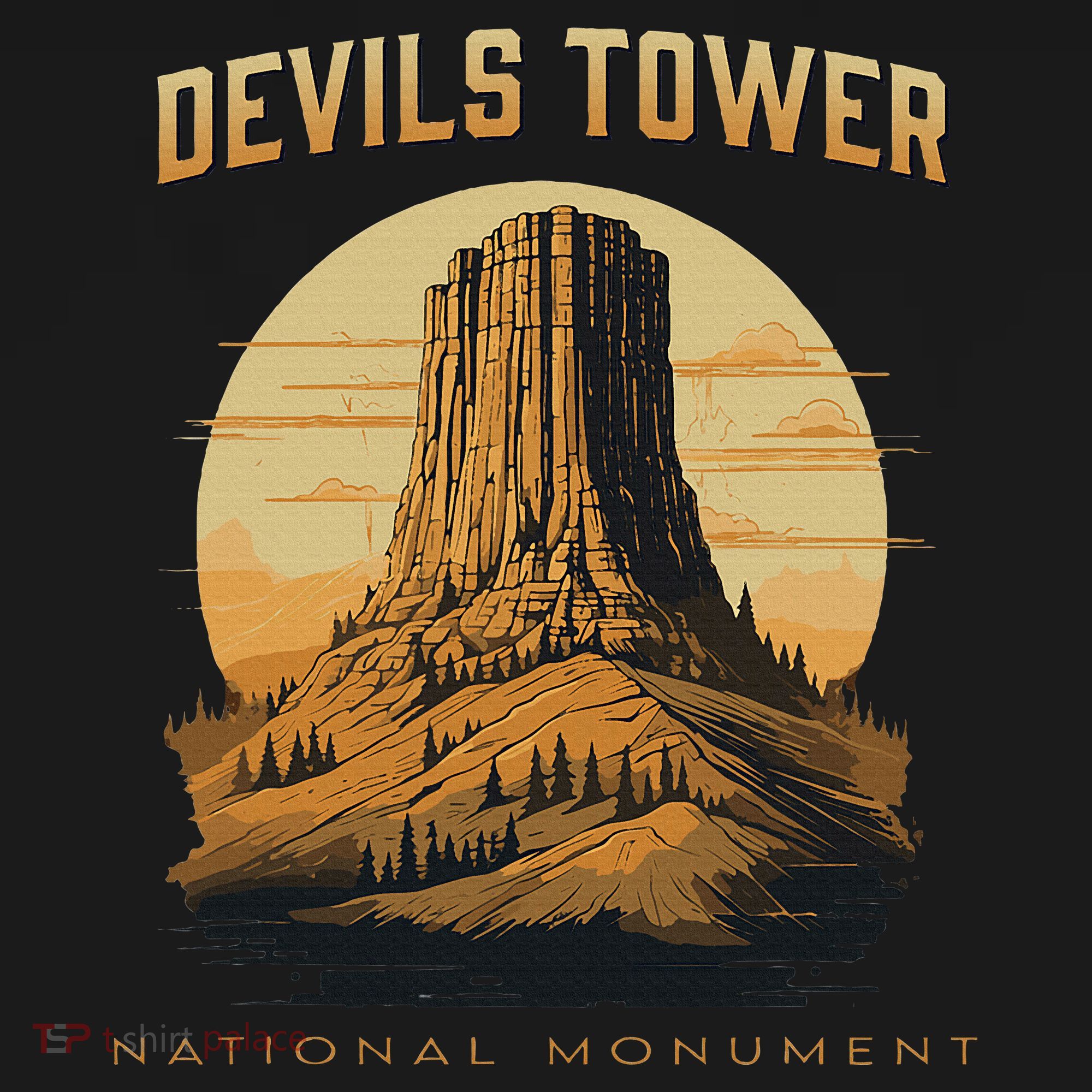 Devils Tower National Monument Wyoming Doggie Tank
