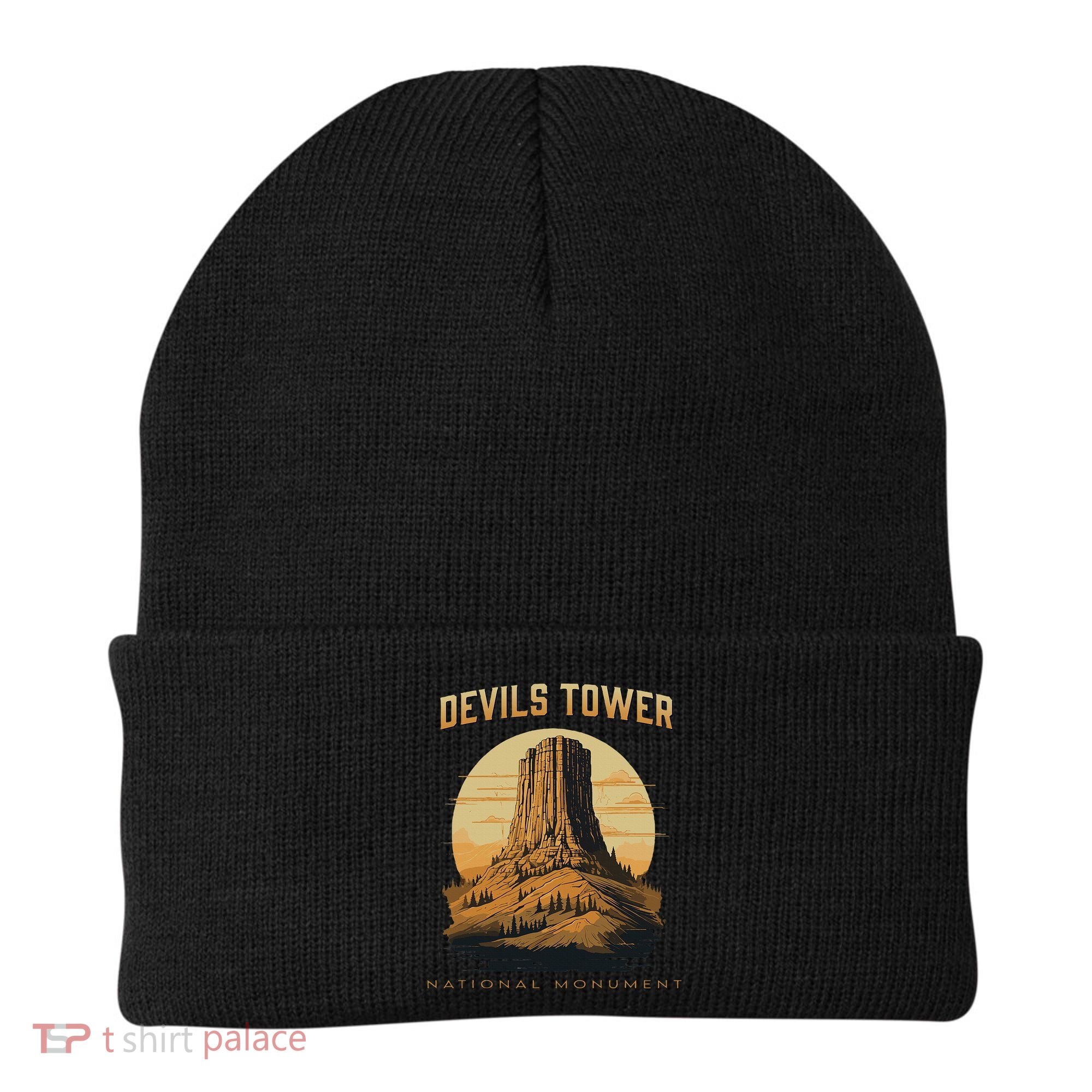 Devils Tower National Monument Wyoming Beanie