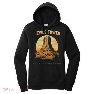 Devils Tower National Monument Wyoming Women's Hoodie