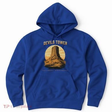 Devils Tower National Monument Wyoming Hoodie