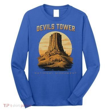 Devils Tower National Monument Wyoming Long Sleeve Shirt