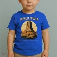 Devils Tower National Monument Wyoming Toddler T-Shirt thumb 2