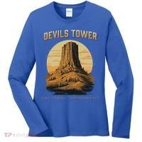 Devils Tower National Monument Wyoming Women's Long Sleeve Shirt thumb 0