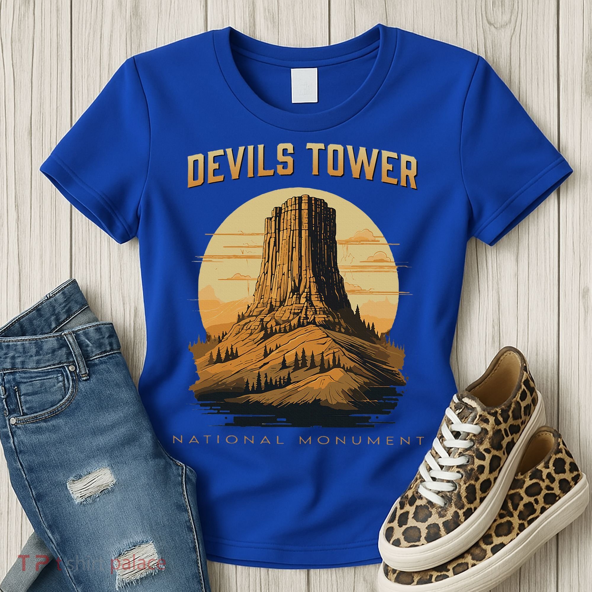 Devils Tower National Monument Wyoming Women's T-Shirt