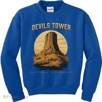 Devils Tower National Monument Wyoming Kids Sweatshirt thumb 0