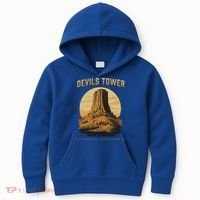Devils Tower National Monument Wyoming Kids Hoodie thumb 0