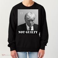 Donald Trump Not Guilty Mugshot Women's Sweatshirt thumb 0