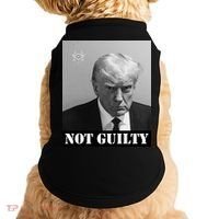 Donald Trump Not Guilty Mugshot Doggie Tank thumb 0