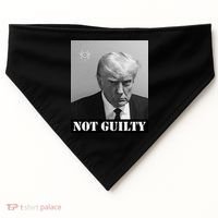 Donald Trump Not Guilty Mugshot USA-Made Doggie Bandana thumb 0