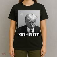 Donald Trump Not Guilty Mugshot T-Shirt thumb 4