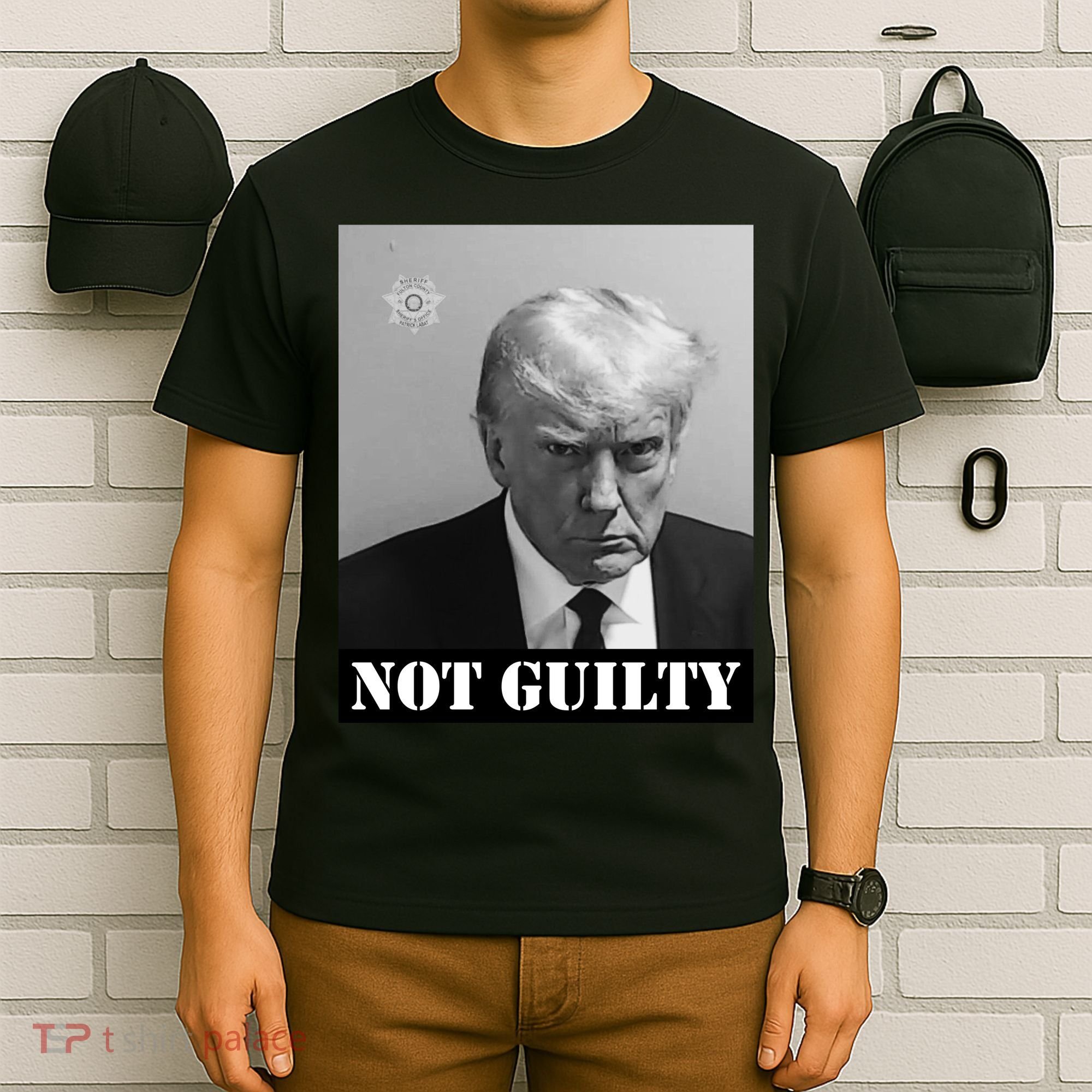Donald Trump Not Guilty Mugshot T-Shirt
