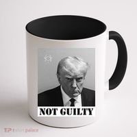 Donald Trump Not Guilty Mugshot Coffee Mug thumb 1