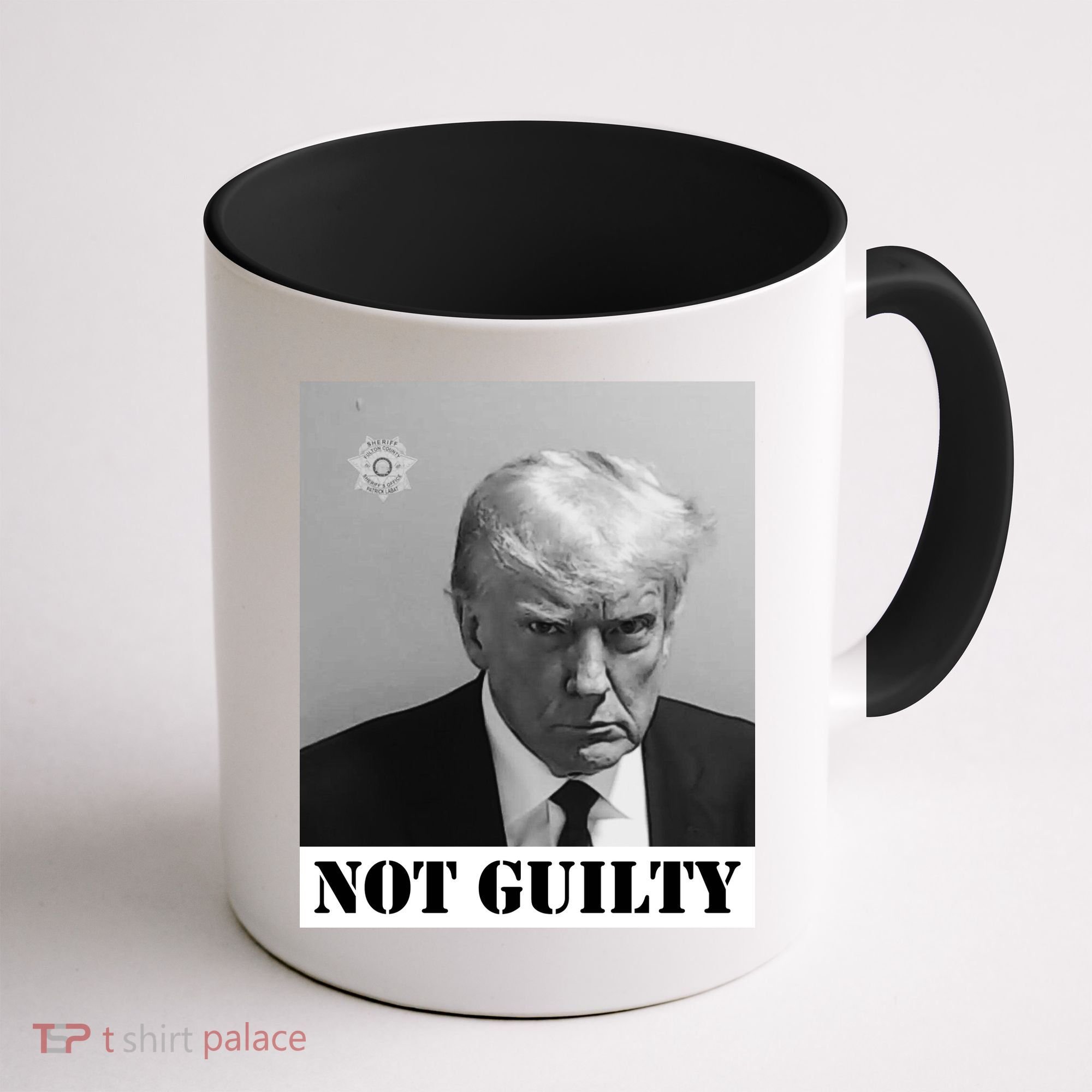 Donald Trump Not Guilty Mugshot Coffee Mug