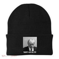 Donald Trump Not Guilty Mugshot Beanie thumb 0