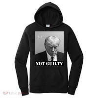 Donald Trump Not Guilty Mugshot Women's Hoodie thumb 0