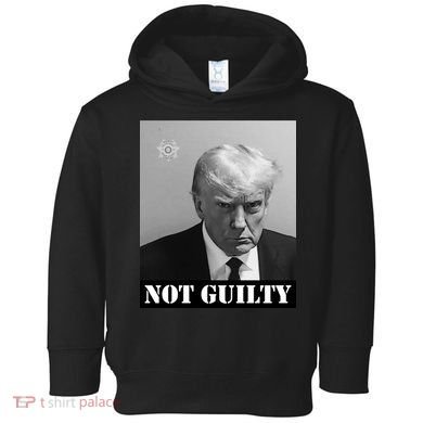 Donald Trump Not Guilty Mugshot Toddler Hoodie