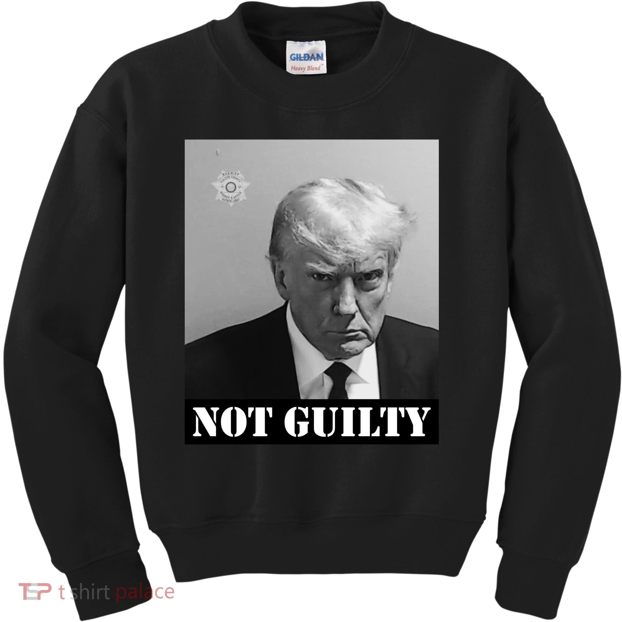 Donald Trump Not Guilty Mugshot Kids Sweatshirt
