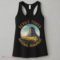Devils Tower National Monument Distressed Circle Women's Tank Top thumb 3