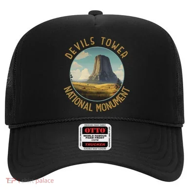 Devils Tower National Monument Distressed Circle Hat