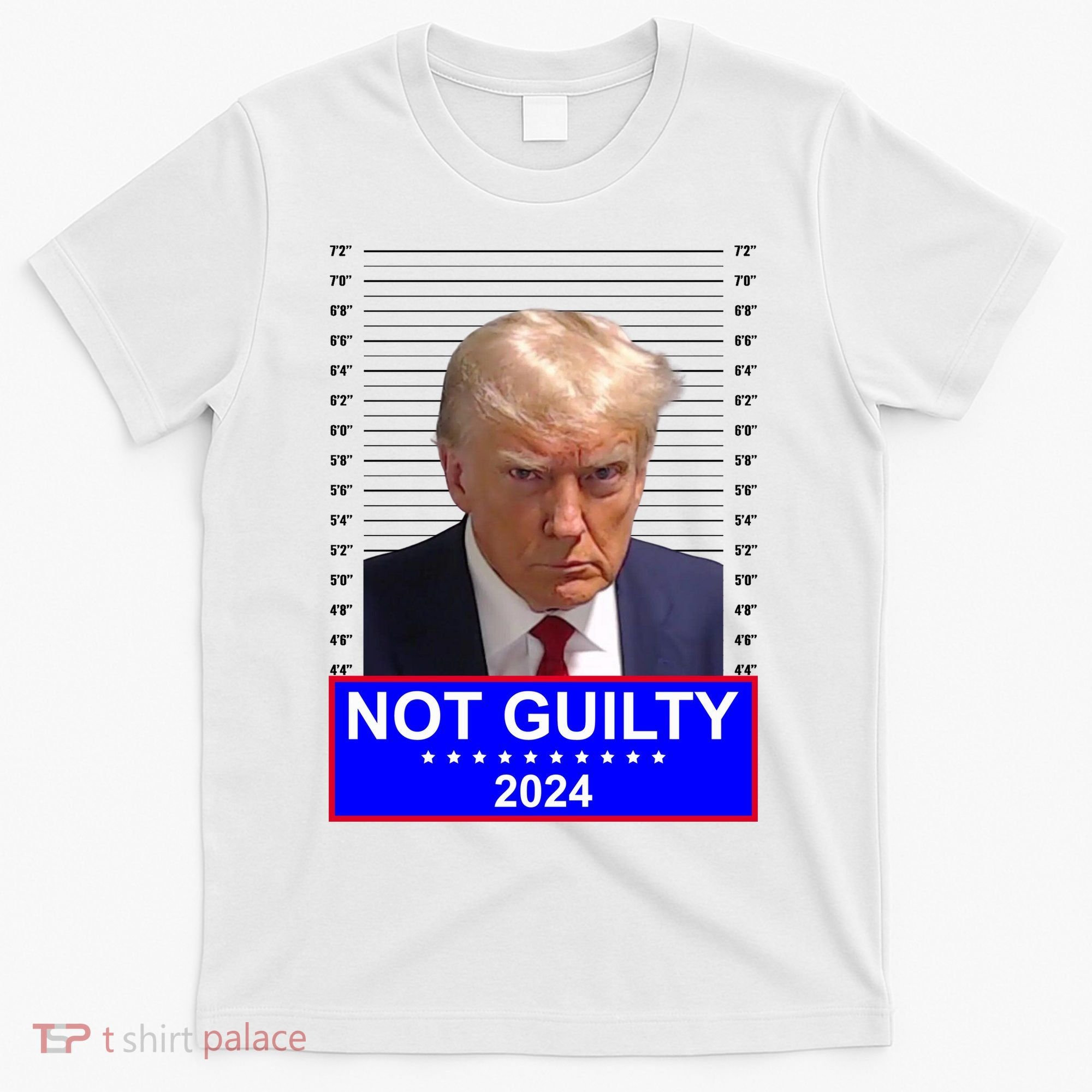 Donald Trump Not Guilty 2024 Mugshot Politcal T-Shirt