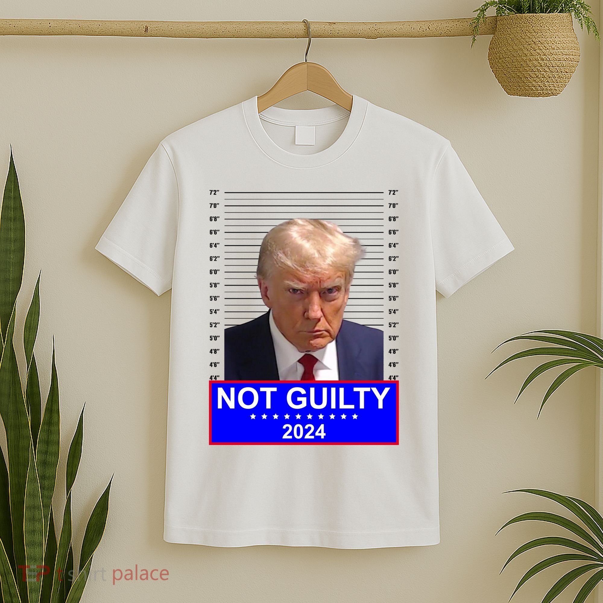 Donald Trump Not Guilty 2024 Mugshot Politcal T-Shirt