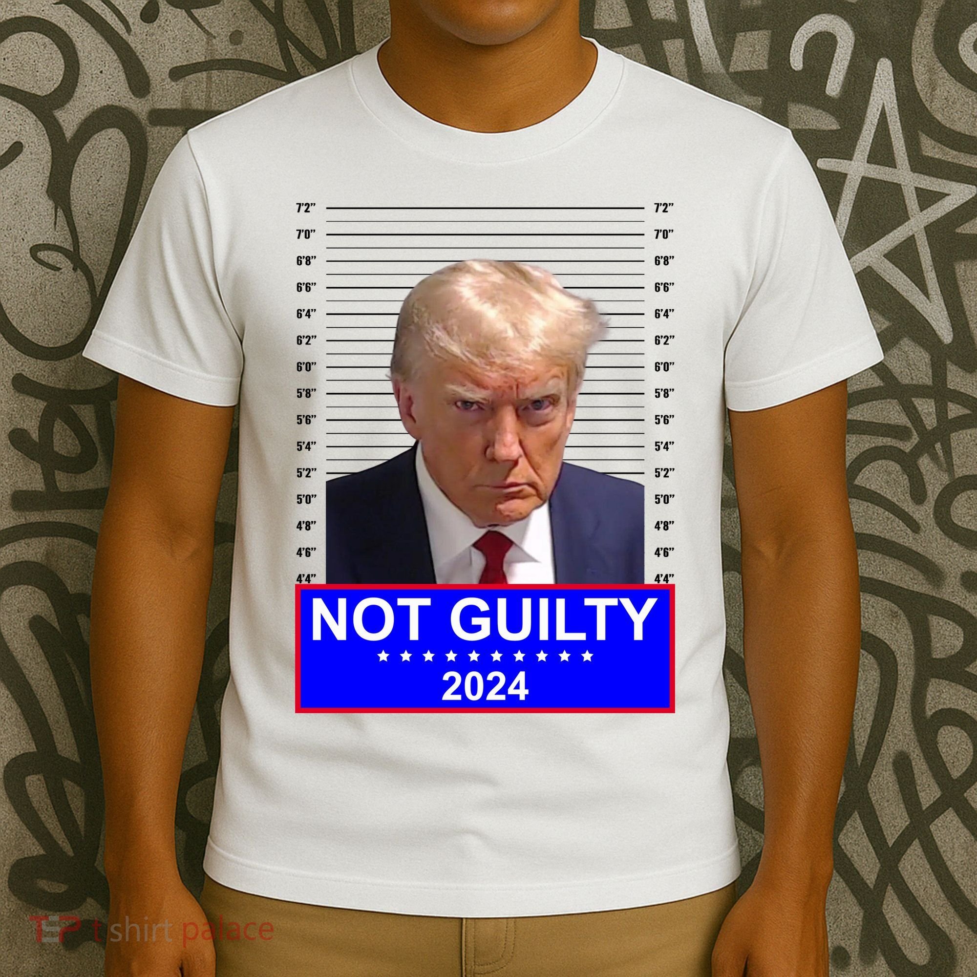 Donald Trump Not Guilty 2024 Mugshot Politcal T-Shirt