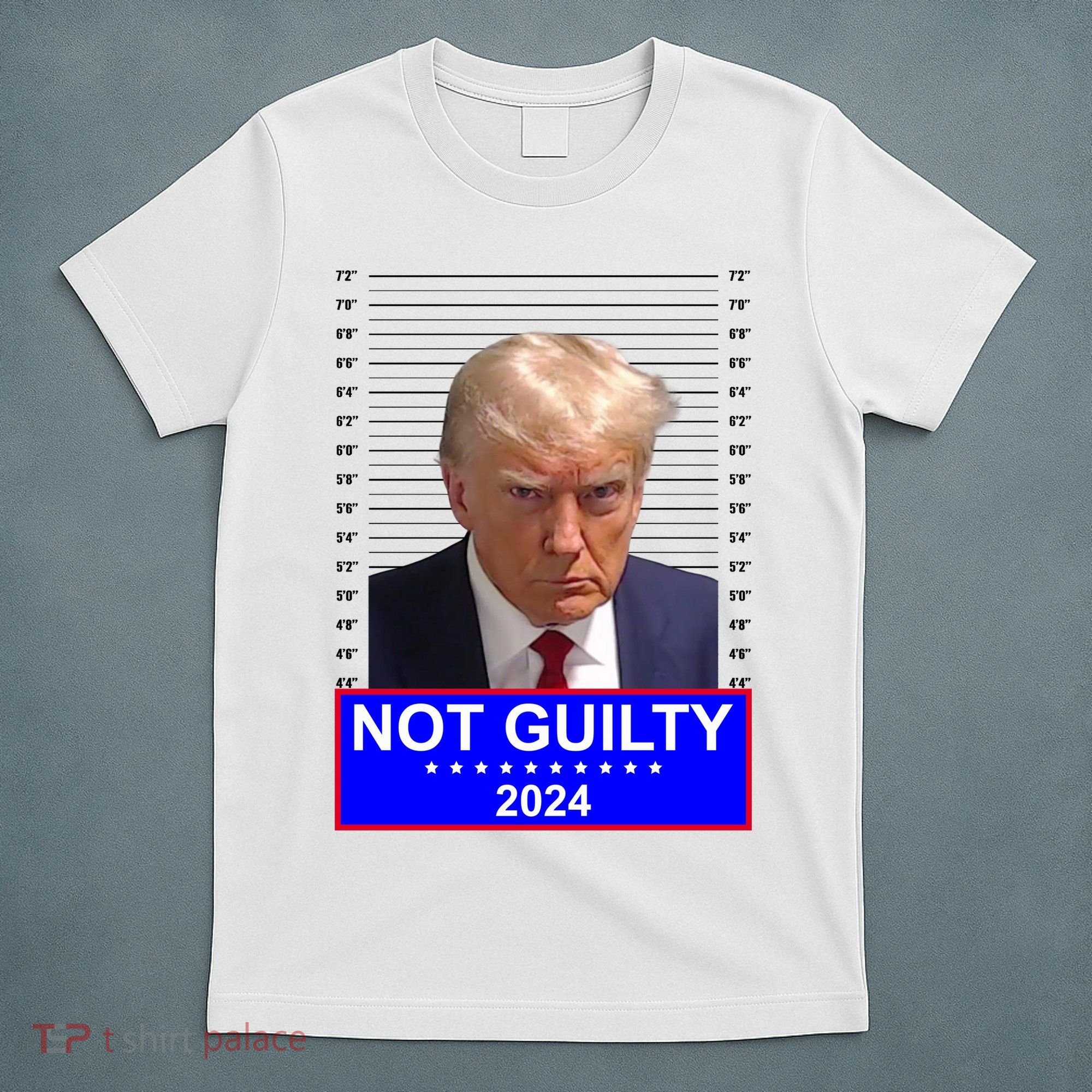 Donald Trump Not Guilty 2024 Mugshot Politcal T-Shirt