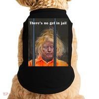 Donald Trump No Gel In Jail Doggie Tank thumb 0