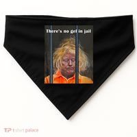 Donald Trump No Gel In Jail USA-Made Doggie Bandana thumb 0