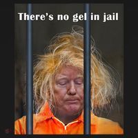 Donald Trump No Gel In Jail Apron thumb 3