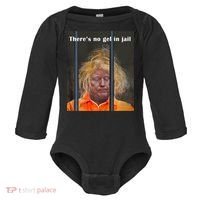 Donald Trump No Gel In Jail Baby Long Sleeve Bodysuit thumb 0