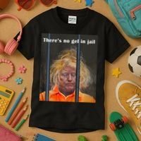 Donald Trump No Gel In Jail Kids T-Shirt thumb 3