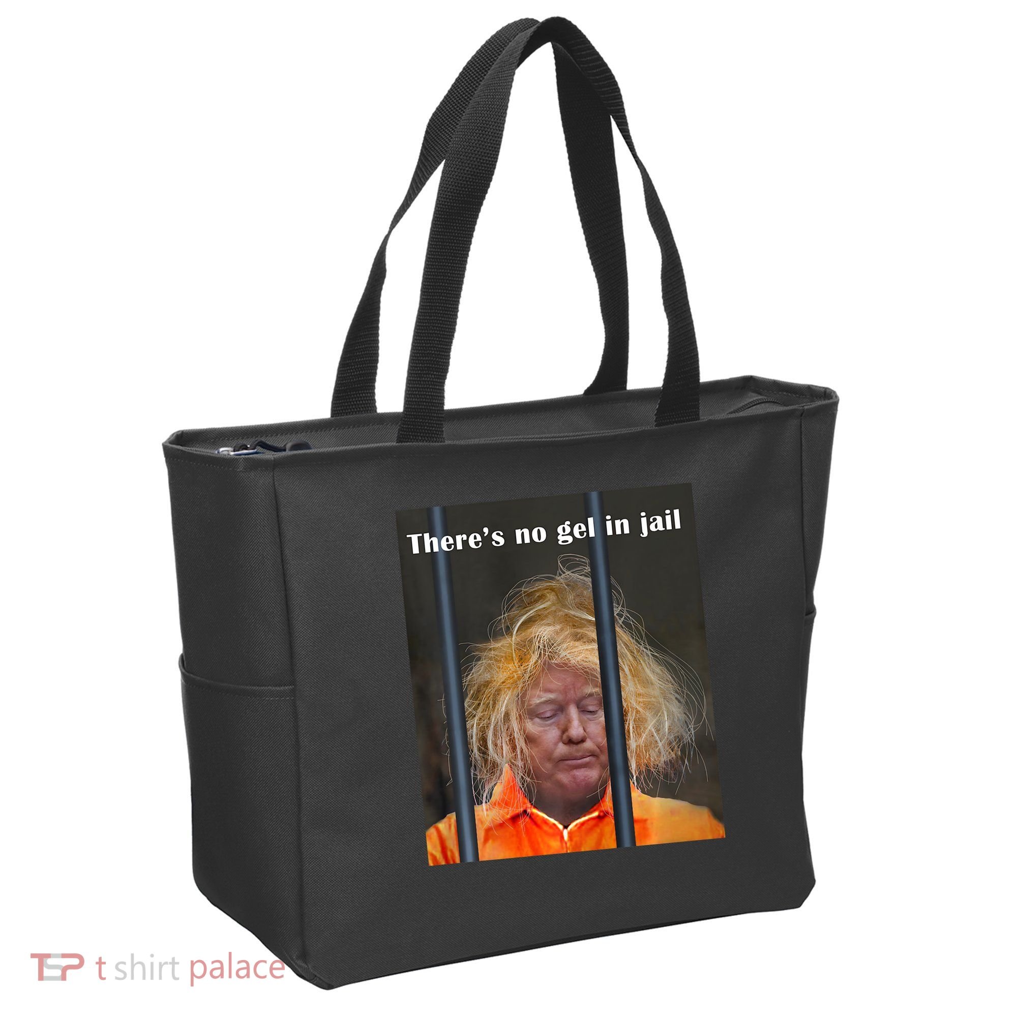 Donald Trump No Gel In Jail Tote Bag