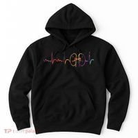 Dialysis Technician Nurse Kidney Heartbeat Awareness Hoodie thumb 0