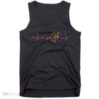 Dialysis Technician Nurse Kidney Heartbeat Awareness Tank Top thumb 0