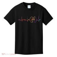 Dialysis Technician Nurse Kidney Heartbeat Awareness Kids T-Shirt thumb 0