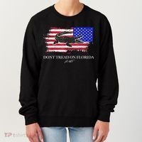 Dont Tread On Florida Governor Flag Alligator DeSantis 2021 Women's Sweatshirt thumb 0