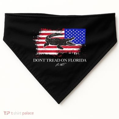 Dont Tread On Florida Governor Flag Alligator DeSantis 2021 USA-Made Doggie Bandana