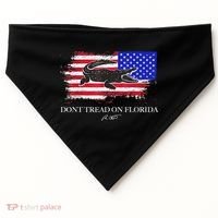 Dont Tread On Florida Governor Flag Alligator DeSantis 2021 USA-Made Doggie Bandana thumb 0
