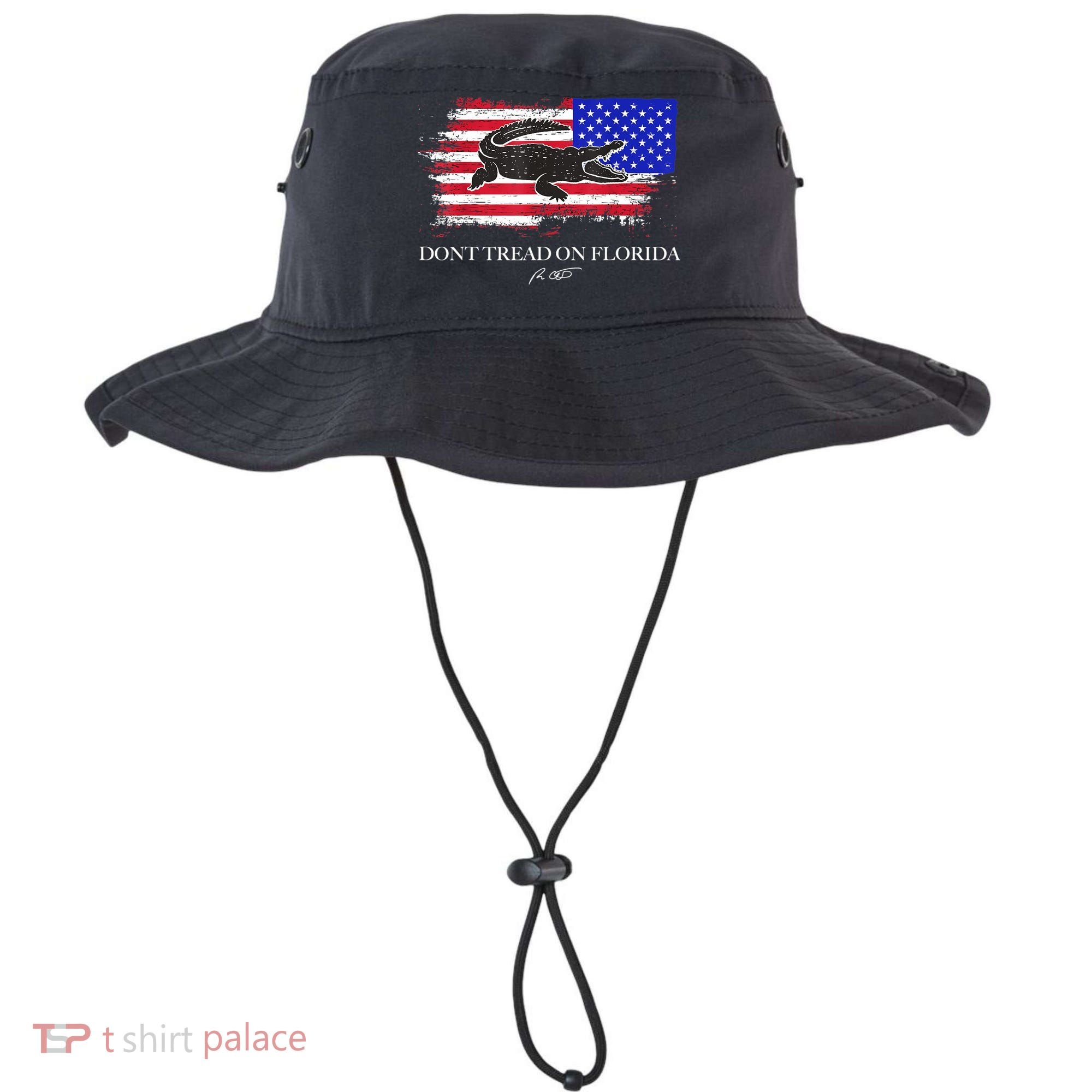 Dont Tread On Florida Governor Flag Alligator DeSantis 2021 Bucket Hat