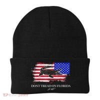 Dont Tread On Florida Governor Flag Alligator DeSantis 2021 Beanie thumb 0