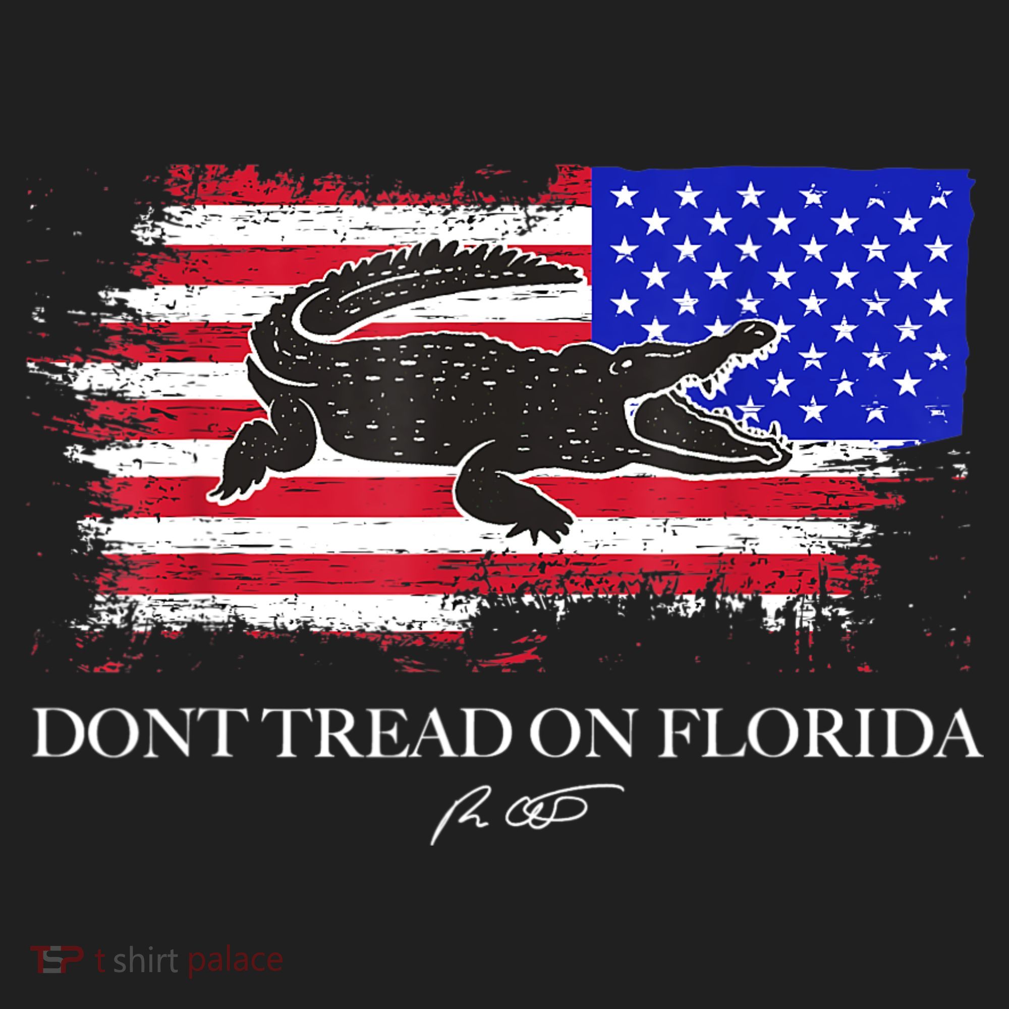 Dont Tread On Florida Governor Flag Alligator DeSantis 2021 Beanie