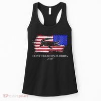 Dont Tread On Florida Governor Flag Alligator DeSantis 2021 Women's Tank Top thumb 0